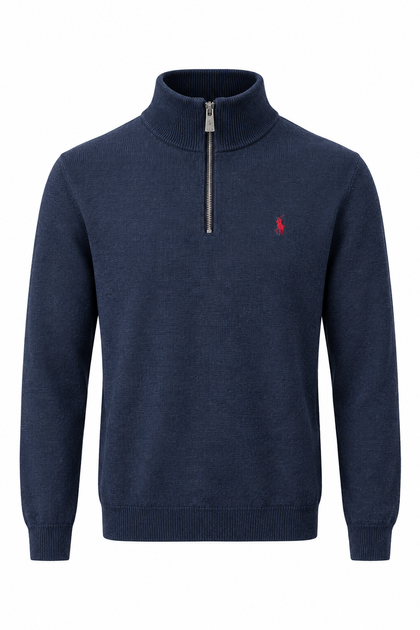 Свитер мужской POLO RALPH LAUREN Men's Classic Cotton Half Zip Sweater E221NV XL - Фото 3 Свитер мужской POLO RALPH LAUREN Men's Classic Cotton Half Zip Sweater E221NV XL - изображение 3