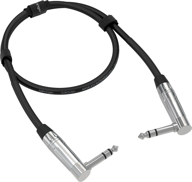 Kabel Behringer GPC-60CM jack 6.3 mm - jack 6.3 mm 0.6 m (0013-AAQ86-000) - obraz 2