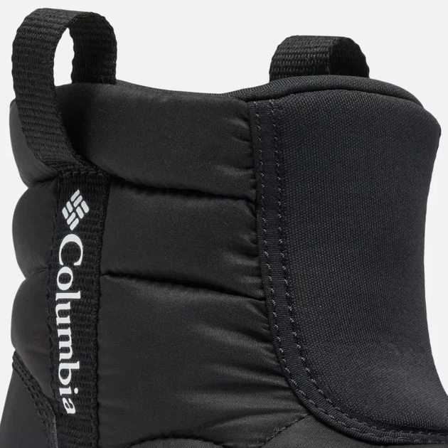 Підліткові зимові чоботи-дутики для дівчинки Columbia Youth Snowtrot Mid - BY2238-010 38 (6US) Чорні (195981565300) - зображення 10