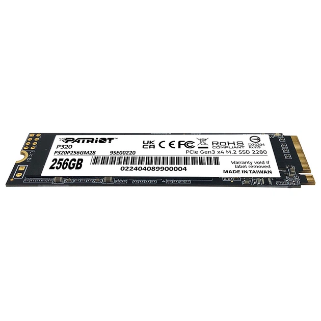 SSD диск Patriot P320 M.2 2280, 256 Гб. - 455013 - изображение 2