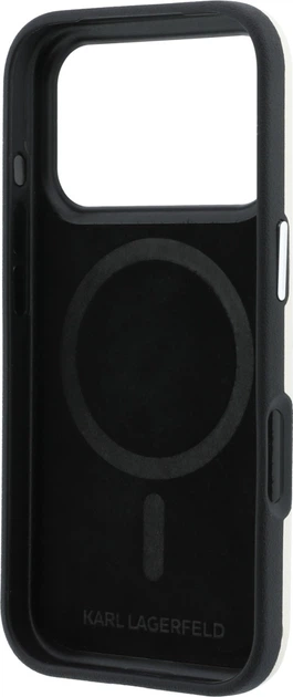 Etui do smartfona Apple iPhone 18 Pro Max/iPhone 17 Pro Max Karl Lagerfeld Smooth Ikonik Sketch MagSafe Beige (3666339657932) - obraz 7