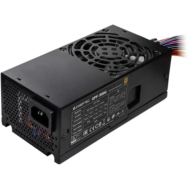 Блок питания Chieftec SMART GPF-500G 500 Вт TFX 80 Plus Gold - Фото 2 Блок питания Chieftec SMART GPF-500G 500 Вт TFX 80 Plus Gold - изображение 2