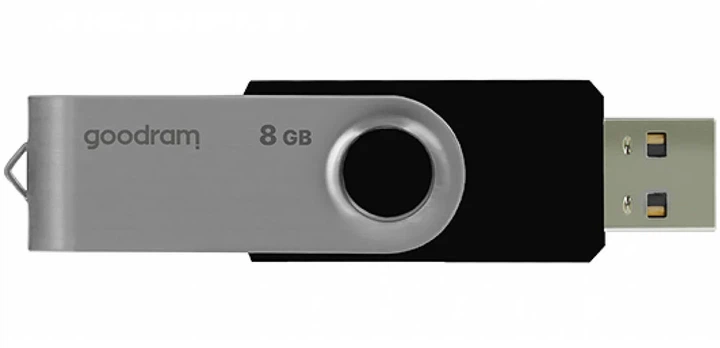 USB флеш-накопитель GoodRam Twister 8 ГБ USB 2.0 серо-чёрный - изображение 2