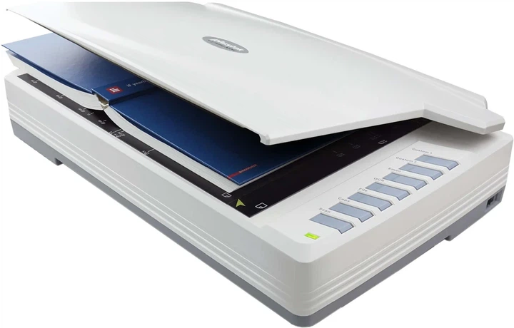 Сканер А3 Plustek OpticPro A320E планшетний 800 dpi 48 біт USB сірий - Фото 2 Сканер А3 Plustek OpticPro A320E планшетний 800 dpi 48 біт USB сірий - зображення 2