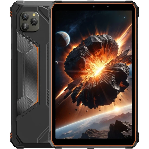 Планшет Blackview Active 5 8,68 дюйма 6/128 ГБ Unisoc T615 6600 мАч LTE NFC IP69K оранжевый - Фото 1 Планшет Blackview Active 5 8,68 дюйма 6/128 ГБ Unisoc T615 6600 мАч LTE NFC IP69K оранжевый - изображение 1