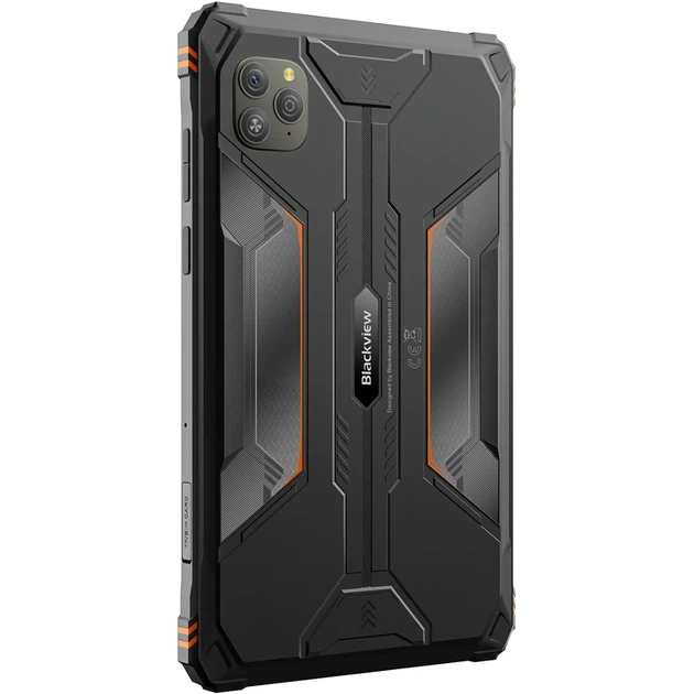 Планшет Blackview Active 5 8,68 дюйма 6/128 ГБ Unisoc T615 6600 мАч LTE NFC IP69K оранжевый - Фото 7 Планшет Blackview Active 5 8,68 дюйма 6/128 ГБ Unisoc T615 6600 мАч LTE NFC IP69K оранжевый - изображение 7