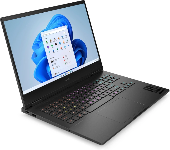 Ноутбук 16.1" HP OMEN (16-xd0000sf) Gaming AMD Ryzen 7 7840HS RAM 16GB SSD 512GB GeForce RTX 4070 Win11 Алюмінієвий корпус (UKR) (102505864) - Уцінка - зображення 2