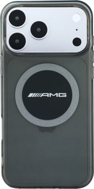 Чохол для смартфона Apple iPhone 18 Pro Max/iPhone 17 Pro Max AMG IML Transparent Bicolor Block MagSafe Black-Grey (3666339664367) - зображення 2
