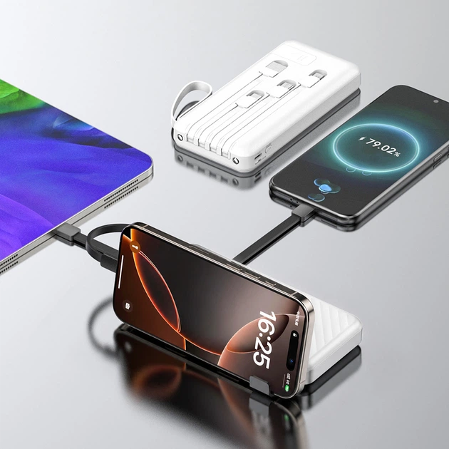 УМБ Wozinsky W11-W 10000mAh 10W White (5907769388088) - зображення 2
