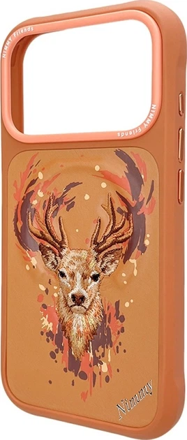 Etui do smartfona Apple iPhone 18 Pro/iPhone 17 Pro Nimmy Jelen MagSafe Orange (6980002140949) - obraz 2