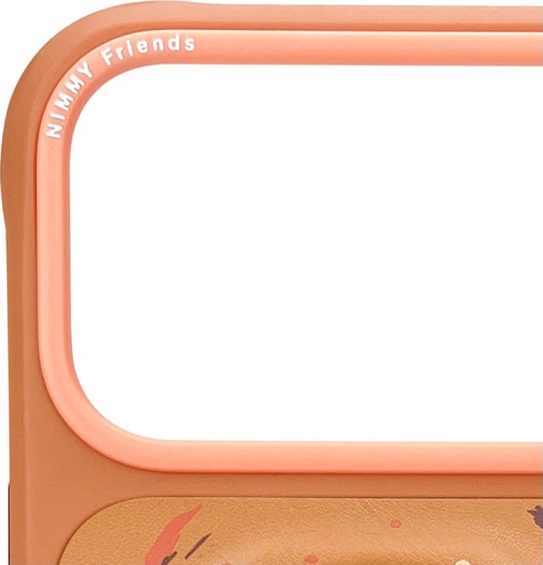 Etui do smartfona Apple iPhone 18 Pro/iPhone 17 Pro Nimmy Jelen MagSafe Orange (6980002140949) - obraz 5