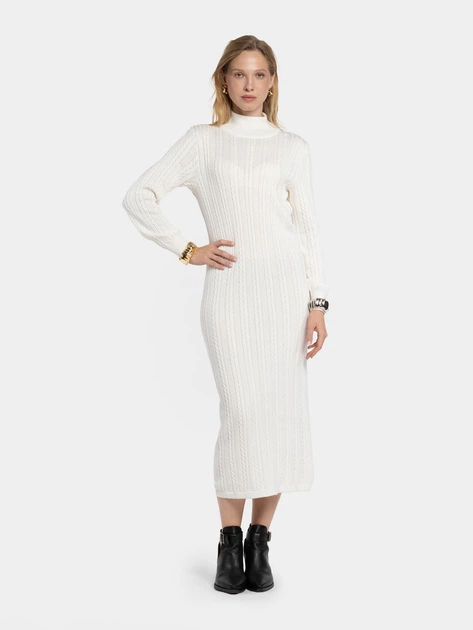 Сукня жіноча Arber біла з додаванням мериносової вовни Dress t-neck D4 WTR-246 XL білий (W22.01.00.631) - Фото 1 Сукня жіноча Arber біла з додаванням мериносової вовни Dress t-neck D4 WTR-246 XL білий (W22.01.00.631) - изображение 1