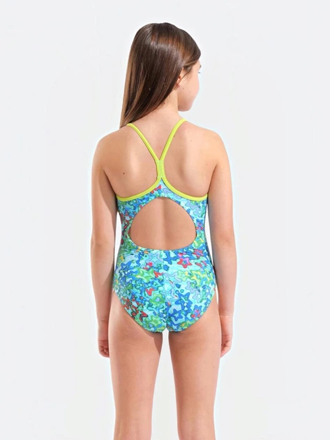 Подростковый слитный купальник для бассейна для девочки Arena Stars Swimsuit Light Drop Back 011741-860 164 см Голубой (3468337914341) - Фото 2 Подростковый слитный купальник для бассейна для девочки Arena Stars Swimsuit Light Drop Back 011741-860 164 см Голубой (3468337914341) - изображение 2