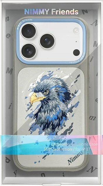 Etui do smartfona Apple iPhone 18 Pro/iPhone 17 Pro Nimmy Orzel MagSafe Grey (6980002140901) - obraz 8