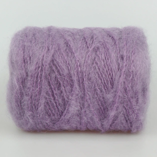 Пряжа Gazzal Super Kid & Merinos, Темна бузок №61283 — 50 г / 150 м, меринос Superwash та супер-кід-мохер для в’язання - зображення 2