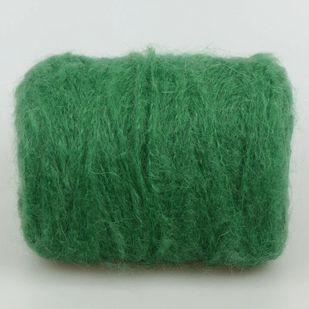 Пряжа Gazzal Super Kid & Merinos, зелена №61284 — 50 г / 150 м, меринос Superwash та супер-кід-мохер для в’язання - зображення 2