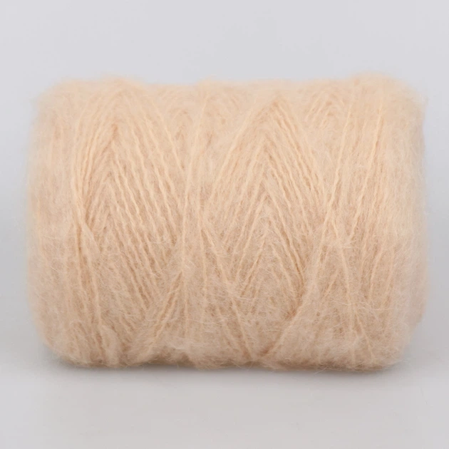 Пряжа Gazzal Super Kid & Merinos, Персик №61278 — 50 г / 150 м, меринос Superwash та супер-кід-мохер для в’язання - зображення 2