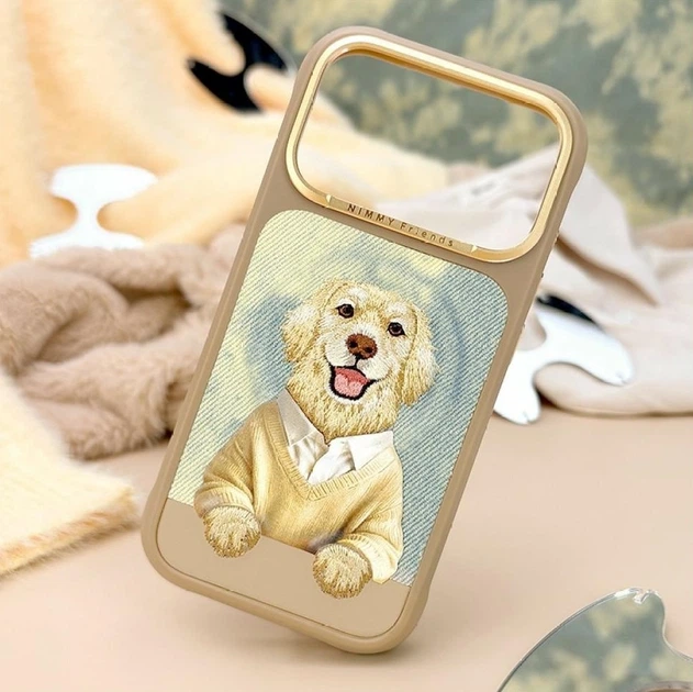 Чохол для смартфона Apple iPhone 18 Pro/iPhone 17 Pro Nimmy Gentle Pets Series Dog MagSafe Brown (6980002140840) - зображення 7