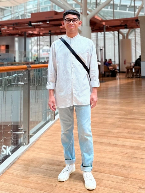 Джинсы Regular Fit мужские Uniqlo 45215068 W36L32 Голубые (1163258513) - изображение 7