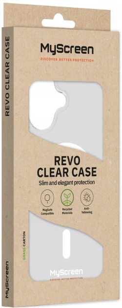 Etui do smartfona Apple iPhone 17 MyScreen REVO CLEAR CASE MagSafe Transparent (5904433269988) - obraz 4