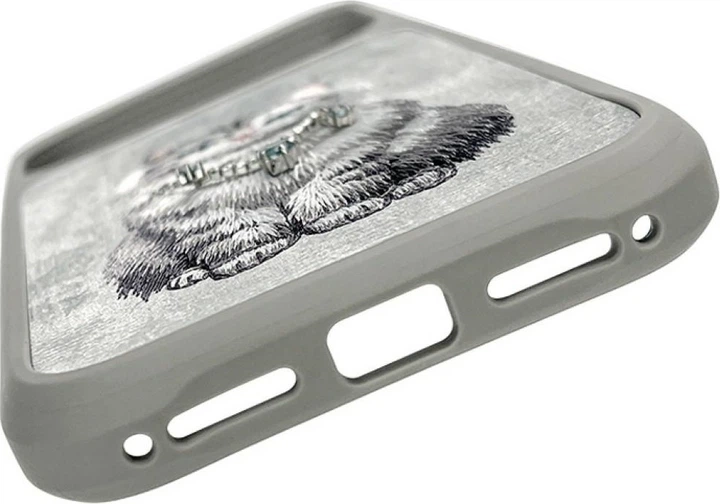 Чохол для смартфона Apple iPhone 18 Pro Max/iPhone 17 Pro Max Nimmy Lucky Fashion Cat MagSafe Grey (6980002140772) - зображення 4