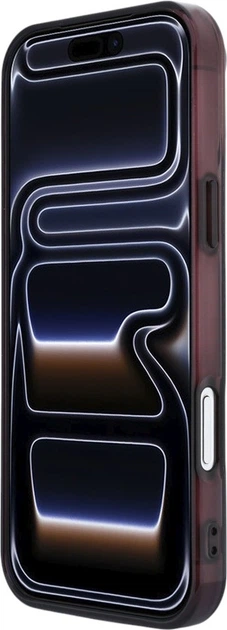 Чохол для смартфона Apple iPhone 18 Pro Max/iPhone 17 Pro Max AMG IML Transparent Bicolor Block MagSafe Black-Burgundy (3666339664442) - зображення 5
