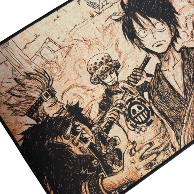 Игровой коврик для мыши и клавиатуры Anime One Piece (700x300x3 мм) - Luffy & Zoro - Фото 2 Игровой коврик для мыши и клавиатуры Anime One Piece (700x300x3 мм) - Luffy & Zoro - изображение 2