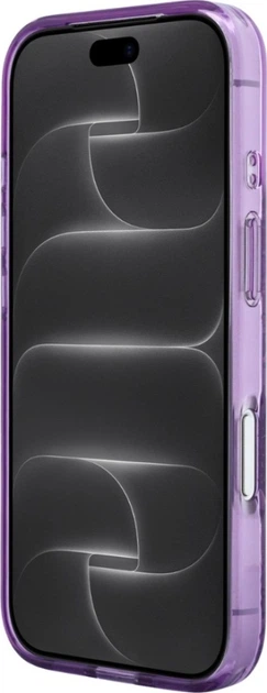 Чохол для смартфона Apple iPhone 18 Pro/iPhone 17 Pro Guess IML Flowers Pearl Strap MagSafe Purple (3666339681265) - зображення 4