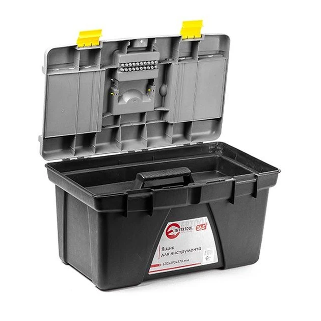 Ящик для инструмента 26.5" 670*393*370 мм INTERTOOL BX-0326 - изображение 4