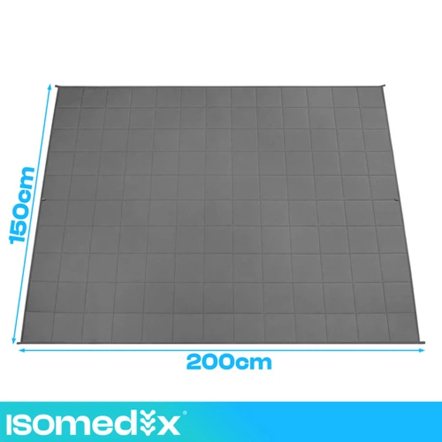 Утяжеленное одеяло Isomedix 200x150 см 7 кг Gray (5900779965935) - Фото 4 Утяжеленное одеяло Isomedix 200x150 см 7 кг Gray (5900779965935) - изображение 4