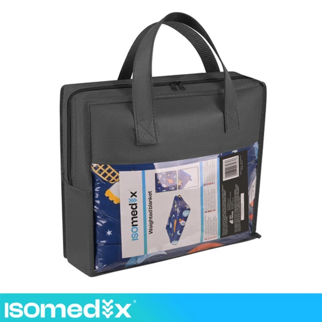 Утяжеленное одеяло Isomedix 100x150 см 3 кг Blue (5900779965836) - Фото 2 Утяжеленное одеяло Isomedix 100x150 см 3 кг Blue (5900779965836) - изображение 2