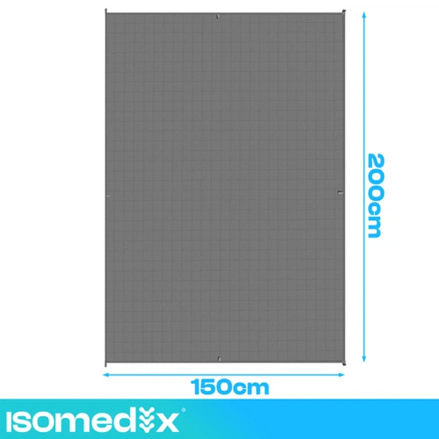 Утяжеленное одеяло Isomedix 200x150 см 6 кг Gray (5900779966758) - Фото 4 Утяжеленное одеяло Isomedix 200x150 см 6 кг Gray (5900779966758) - изображение 4