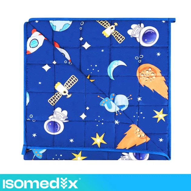 Утяжеленное одеяло Isomedix 100x150 см 3 кг Blue (5900779965836) - Фото 12 Утяжеленное одеяло Isomedix 100x150 см 3 кг Blue (5900779965836) - изображение 12
