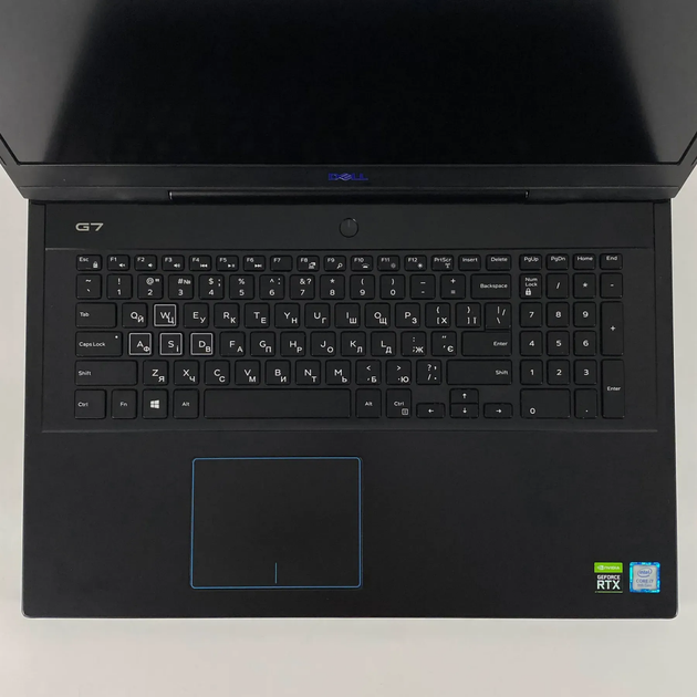 Ігровий ноутбук Dell G7 7790 / 17.3" (1920x1080) IPS / Intel Core i7-9750H (6 (12) ядер по 2.6 - 4.5 GHz) / 16 GB DDR4 / 512 GB SSD / nVidia GeForce RTX 2060, 6 GB GDDR6, 192-bit / WebCam б/в + Подарунок Бездротова миша / USB - Фото 3 Ігровий ноутбук Dell G7 7790 / 17.3" (1920x1080) IPS / Intel Core i7-9750H (6 (12) ядер по 2.6 - 4.5 GHz) / 16 GB DDR4 / 512 GB SSD / nVidia GeForce RTX 2060, 6 GB GDDR6, 192-bit / WebCam б/в + Подарунок Бездротова миша / USB - зображення 3