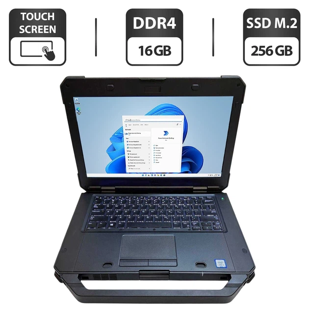 Захищений ноутбук Dell Latitude 5420 Rugged / 14" (1920x1080) IPS Touch / Intel Core i7-8650U (4 (8) ядра по 1.9 - 4.2 GHz) / 16 GB DDR4 / 256 GB SSD M.2 / Intel UHD Graphics 620 / WebCam / Стилус б/в - Фото 1 Захищений ноутбук Dell Latitude 5420 Rugged / 14" (1920x1080) IPS Touch / Intel Core i7-8650U (4 (8) ядра по 1.9 - 4.2 GHz) / 16 GB DDR4 / 256 GB SSD M.2 / Intel UHD Graphics 620 / WebCam / Стилус б/в - зображення 1