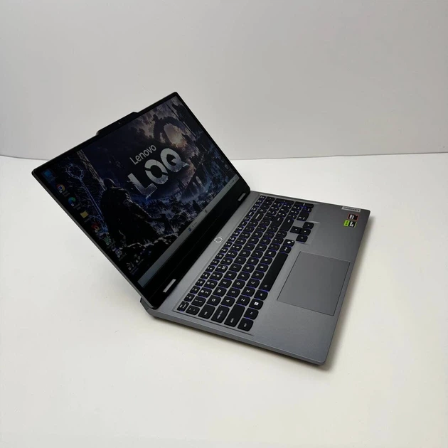 Игровой ноутбук Lenovo LOQ 15AHP10 / 15.6" (1920x1080) IPS / AMD Ryzen 7 250 (8 (16) ядер по 3.3 - 5.1 GHz) / 16 GB DDR5 / 512 GB SSD NVMe / nVidia GeForce RTX 5050, 8 GB GDDR7, 128-bit / WebCam б/у - Фото 4 Игровой ноутбук Lenovo LOQ 15AHP10 / 15.6" (1920x1080) IPS / AMD Ryzen 7 250 (8 (16) ядер по 3.3 - 5.1 GHz) / 16 GB DDR5 / 512 GB SSD NVMe / nVidia GeForce RTX 5050, 8 GB GDDR7, 128-bit / WebCam б/у - изображение 4