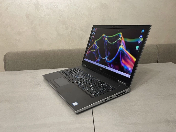 Мобильная рабочая станция Б-класс Dell Precision 7740 / 17.3" (3840x2160) IPS / Intel Core i9-9980HK (8 (16) ядер по 2.4 - 5.0 GHz) / 32 GB DDR4 / 1000 GB SSD M.2 / nVidia Quadro RTX 5000, 16 GB GDDR6, 256-bit / WebCam б/у + Подарунок Мышь / USB - изображение 8