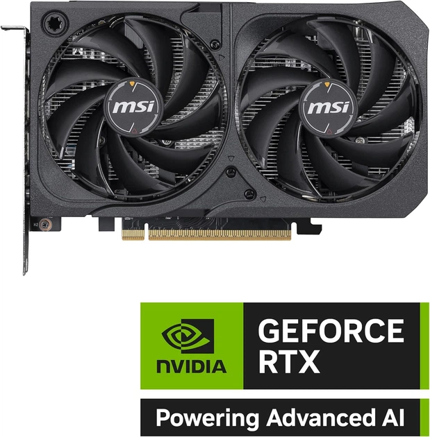 Відеокарта MSI GeForce RTX 5050 8G SHADOW 2X OC (G5050-8S2C) - изображение 2