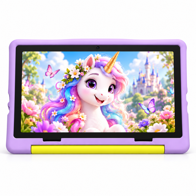 Дитячий планшет 10,1″ SmartLife KT1016 3+5/64 ГБ Wi-Fi Android 14 5000 мА·год у захисному чохлі, бузковий - изображение 4