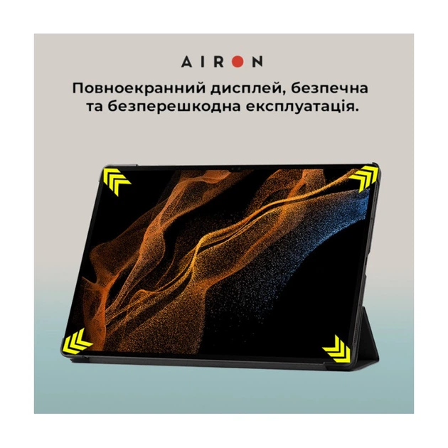 Чохол до планшета AirOn Premium Samsung Galaxy Tab S9 Ultra 14.6'' 2023 + Film black (4822352781111) - зображення 4