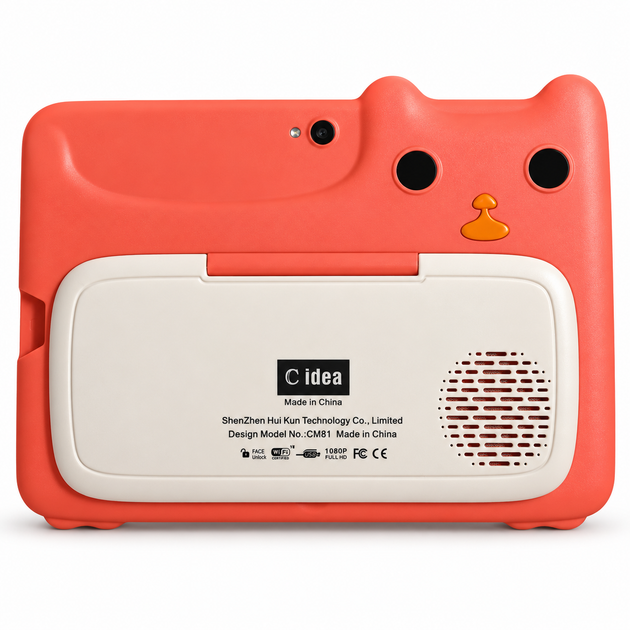 Дитячий планшет 7″ C idea CM81 2/32 ГБ Wi-Fi Android 12, червоний - Фото 2 Дитячий планшет 7″ C idea CM81 2/32 ГБ Wi-Fi Android 12, червоний - изображение 2