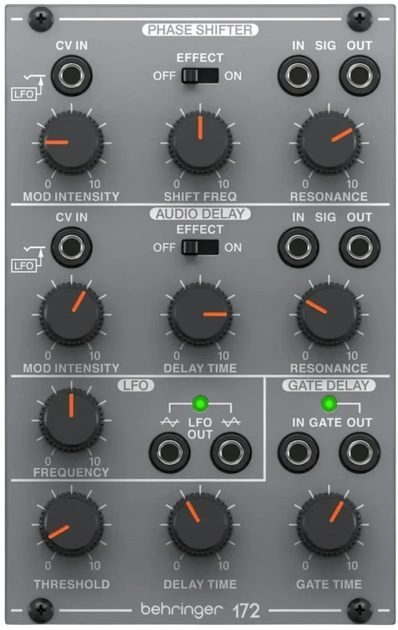 Moduł syntezatora Behringer 172 Phase Shifter/Delay/LFO - Zdjęcie 1 Moduł syntezatora Behringer 172 Phase Shifter/Delay/LFO - obraz 1
