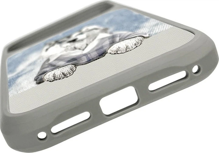 Etui do smartfona Apple iPhone 18 Pro Max/iPhone 17 Pro Max Nimmy Gentle Pets Series Dog MagSafe Grey (6980002140871) - obraz 4
