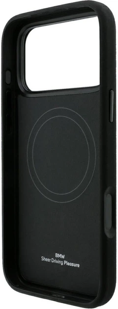 Etui do smartfona Apple iPhone 18 Pro Max/iPhone 17 Pro Max BMW Kevlar Metal Logo MagSafe Black (3666339665593) - obraz 7