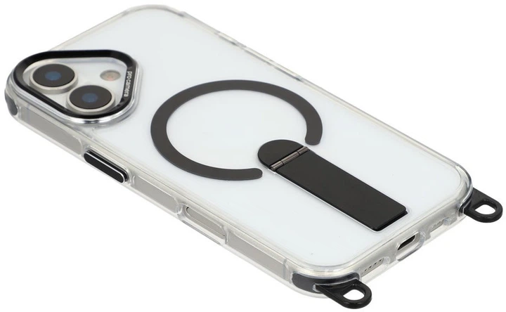 Чохол для смартфона Apple iPhone 17 Hurtel MagSafe Transparent / Black (5907769395369) - зображення 5