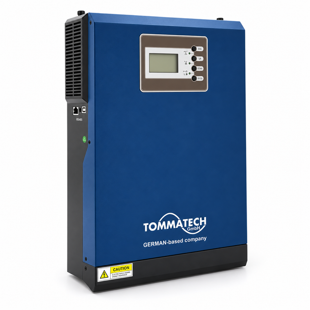 Гібридний інвертор TOMMATECH TT-NEW5K/MPPT 48V 5000W ток заряда 60А MPPT(60-115В) - зображення 2