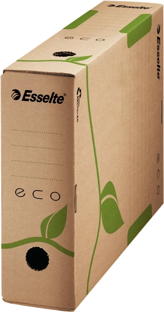 Архівний короб Esselte Eco A4 80 мм Коричневий (4049793026220) - зображення 2