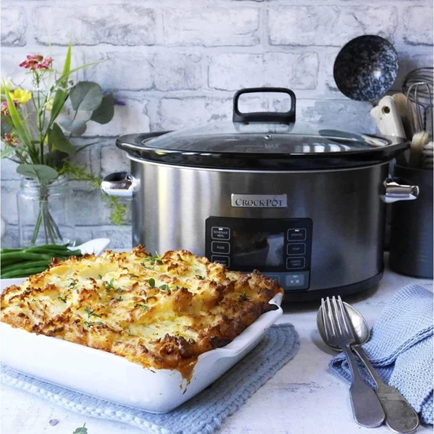 Медленноварка Crock-Pot TimeSelect CSC066X 5,6 л (5060569672143) - Фото 3 Медленноварка Crock-Pot TimeSelect CSC066X 5,6 л (5060569672143) - изображение 3