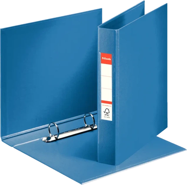 Segregator Esselte Standard A5 35 mm 2 ringi Niebieski (5701216476850) - Zdjęcie 2 Segregator Esselte Standard A5 35 mm 2 ringi Niebieski (5701216476850) - obraz 2