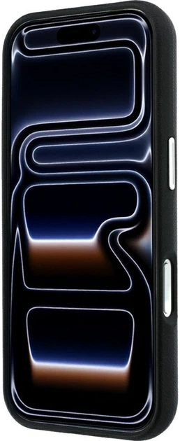 Etui do smartfona Apple iPhone 18 Pro/iPhone 17 Pro Karl Lagerfeld Saffiano Small Script Metal Logo MagSafe Black (3666339659004) - obraz 5